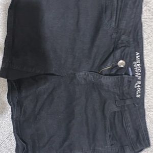 Black Midi Shorts